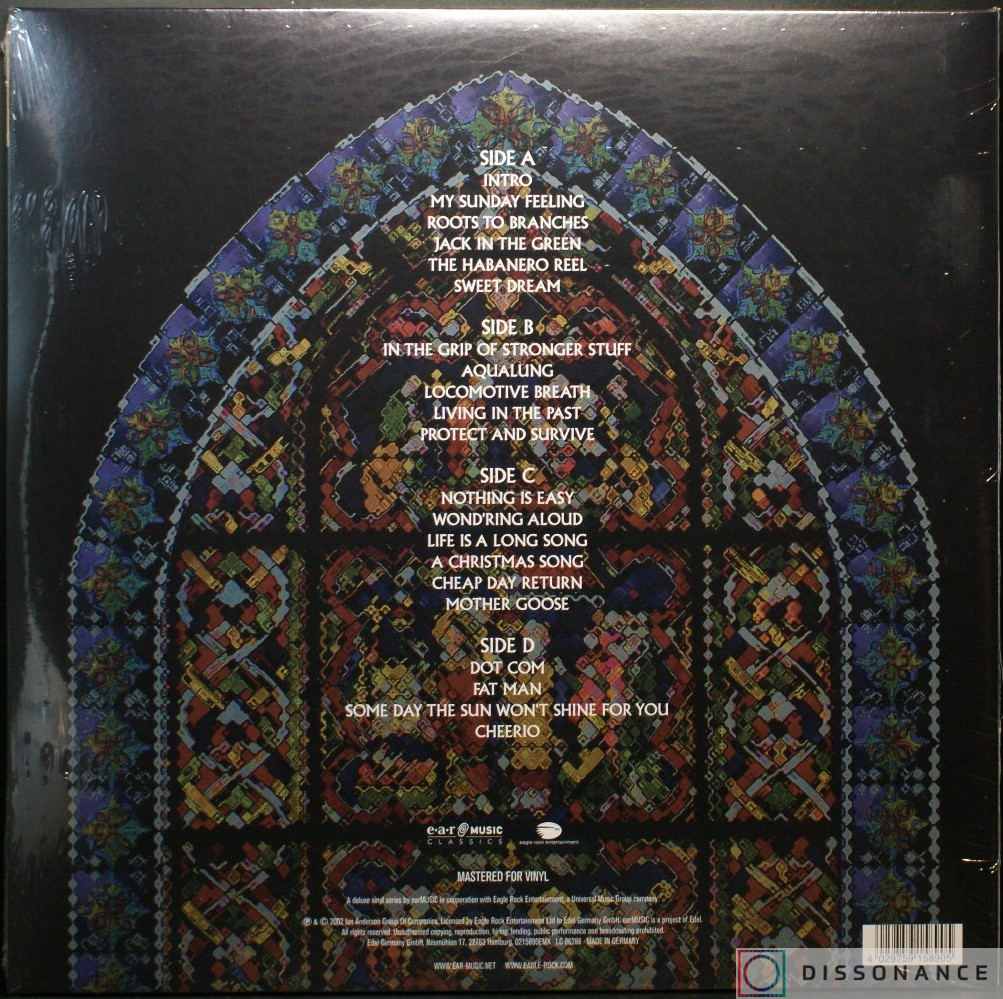 Виниловая пластинка Jethro Tull - Living With The Past (2002) - фото 1