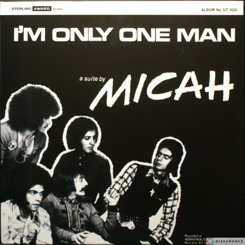 Виниловая пластинка Micah - I Am Only The Man (1971)