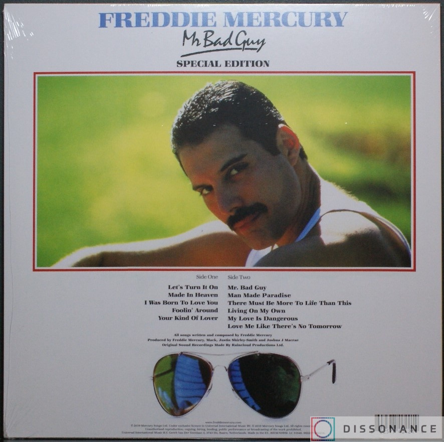 Виниловая пластинка Freddie Mercury - Mr. Bad Guy (1985) - фото 1