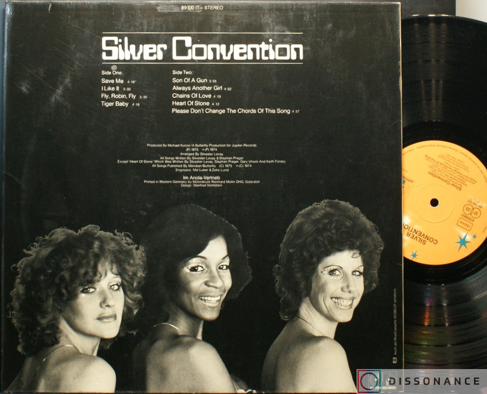 Виниловая пластинка Silver Convention - Silver Convention (1975) - фото 1