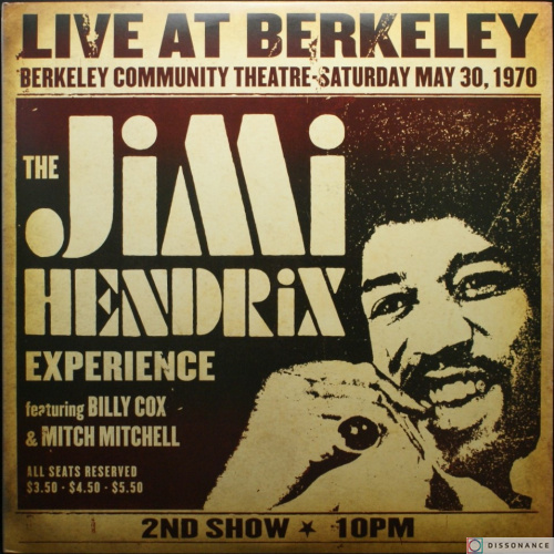 Виниловая пластинка Jimi Hendrix - Live At Berkeley (2003)