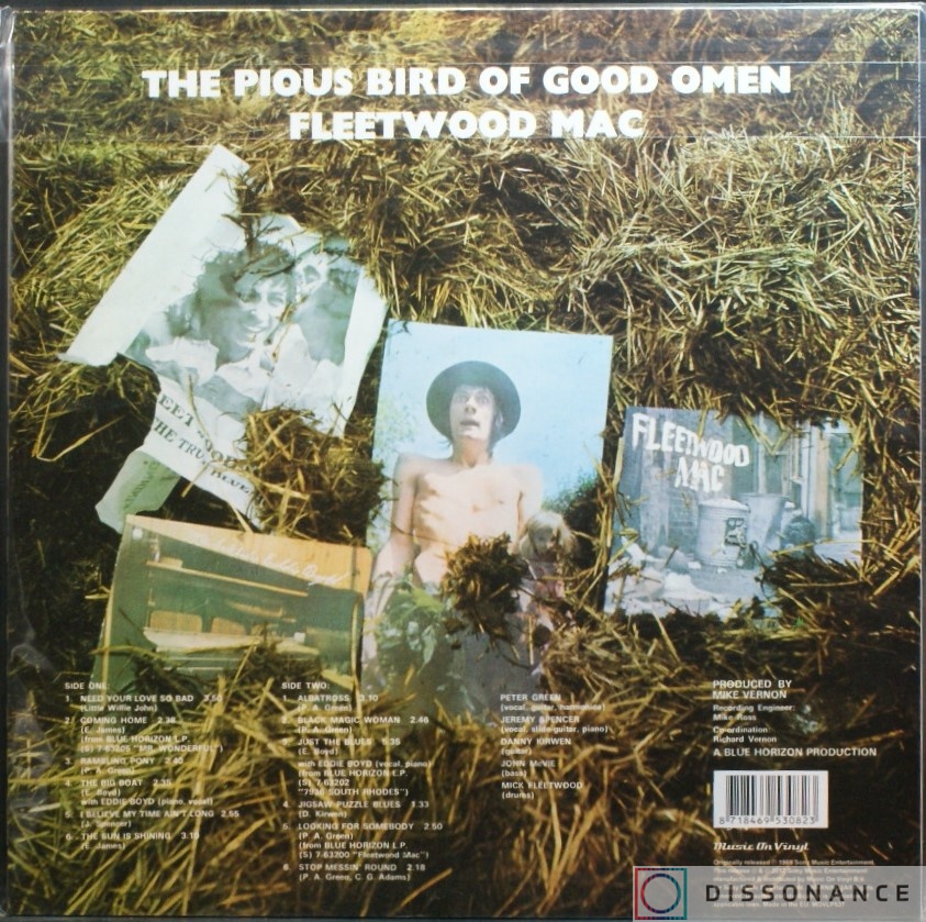 Виниловая пластинка Fleetwood Mac - Pious Bird Of Good Omen (1969) - фото 1