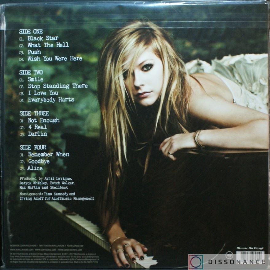 Виниловая пластинка Avril Lavigne - Goodbye Lullaby (2011) - фото 1