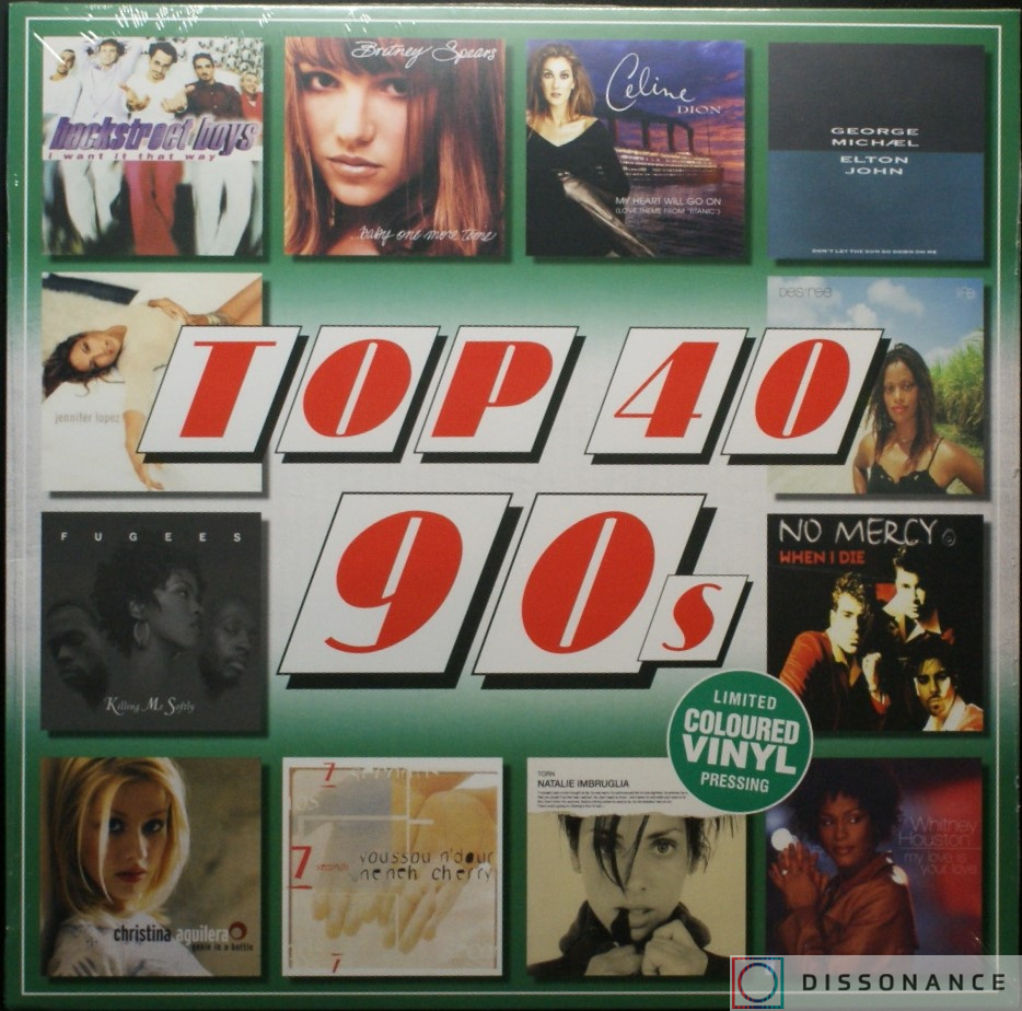 Виниловая пластинка V/A - Top 40 90s (2022) - фото обложки