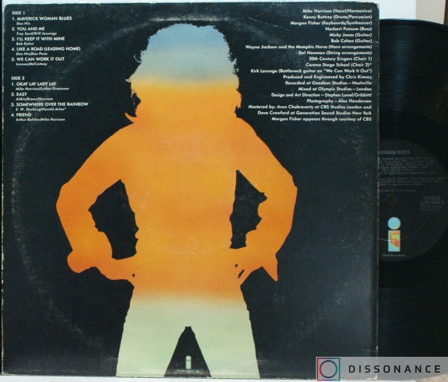 Виниловая пластинка Mike Harrison - Rainbow Rider (1975) - фото 1