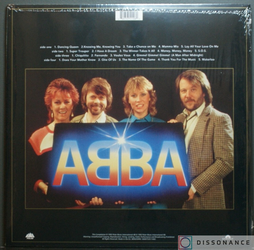 Виниловая пластинка Abba - Abba Gold (1992) - фото 1