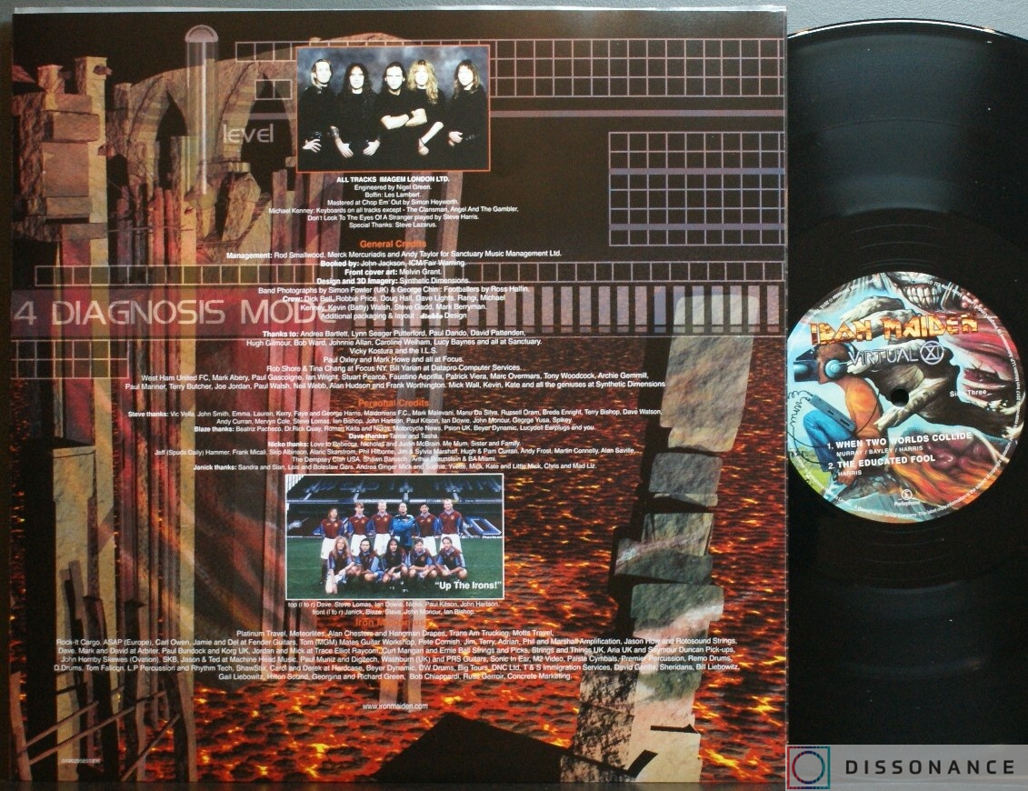 Виниловая пластинка Iron Maiden - Virtual XI (1998) - фото 3