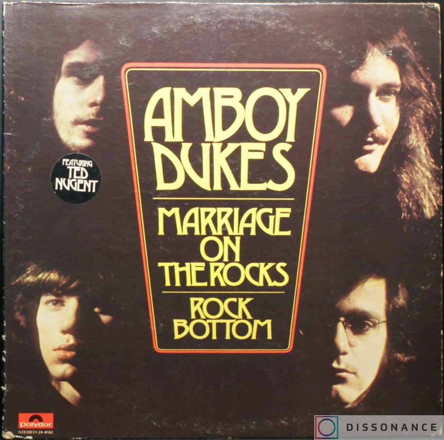 Виниловая пластинка Amboy Dukes - Marriage On The Rocks (1970) - фото обложки
