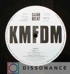 Виниловая пластинка KMFDM - UAIOE (1989) - фото 2