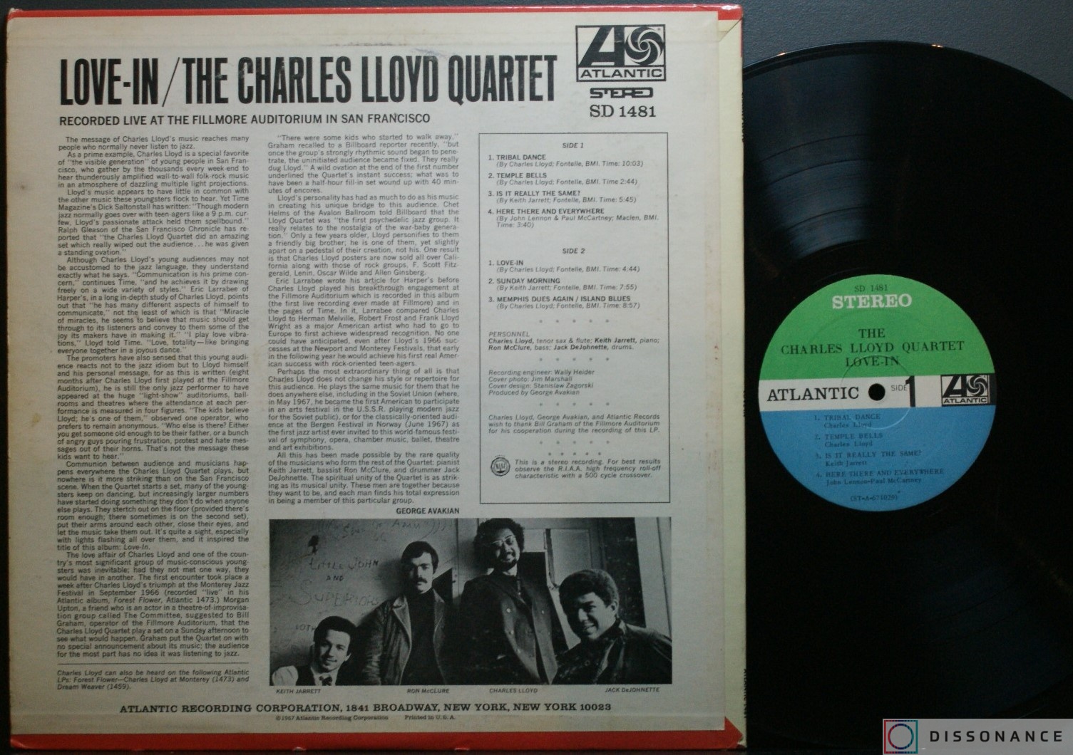 Виниловая пластинка Charles Lloyd - Love-In (1967) - фото 1