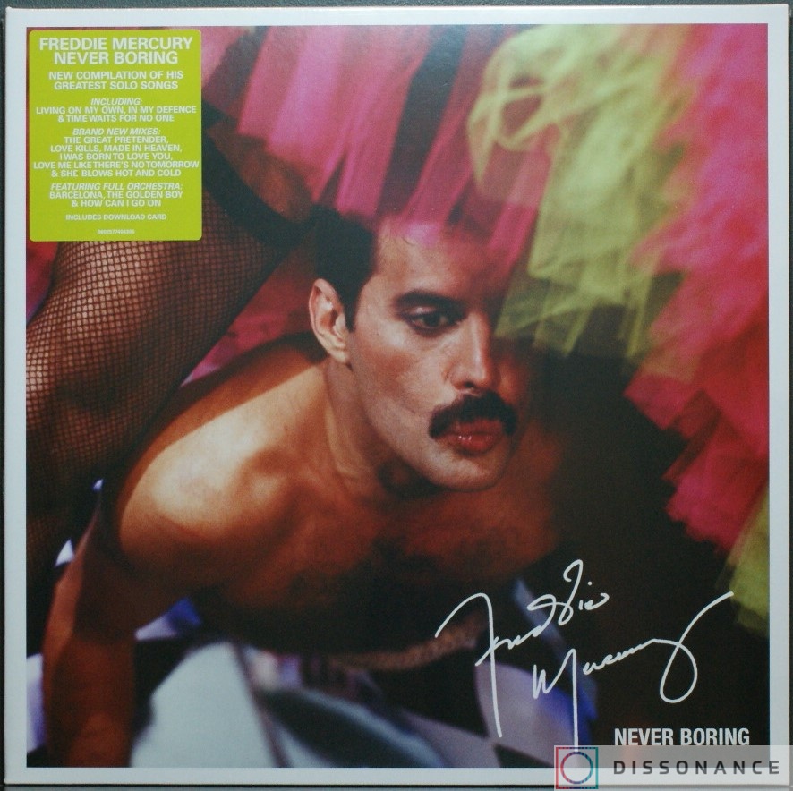 Виниловая пластинка Freddie Mercury - Never Boring Best Of (2019) - фото обложки
