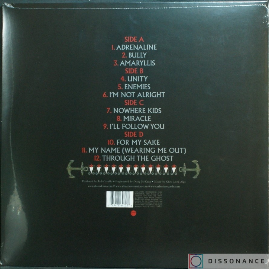 Виниловая пластинка Shinedown - Amaryllis (2012) - фото 1