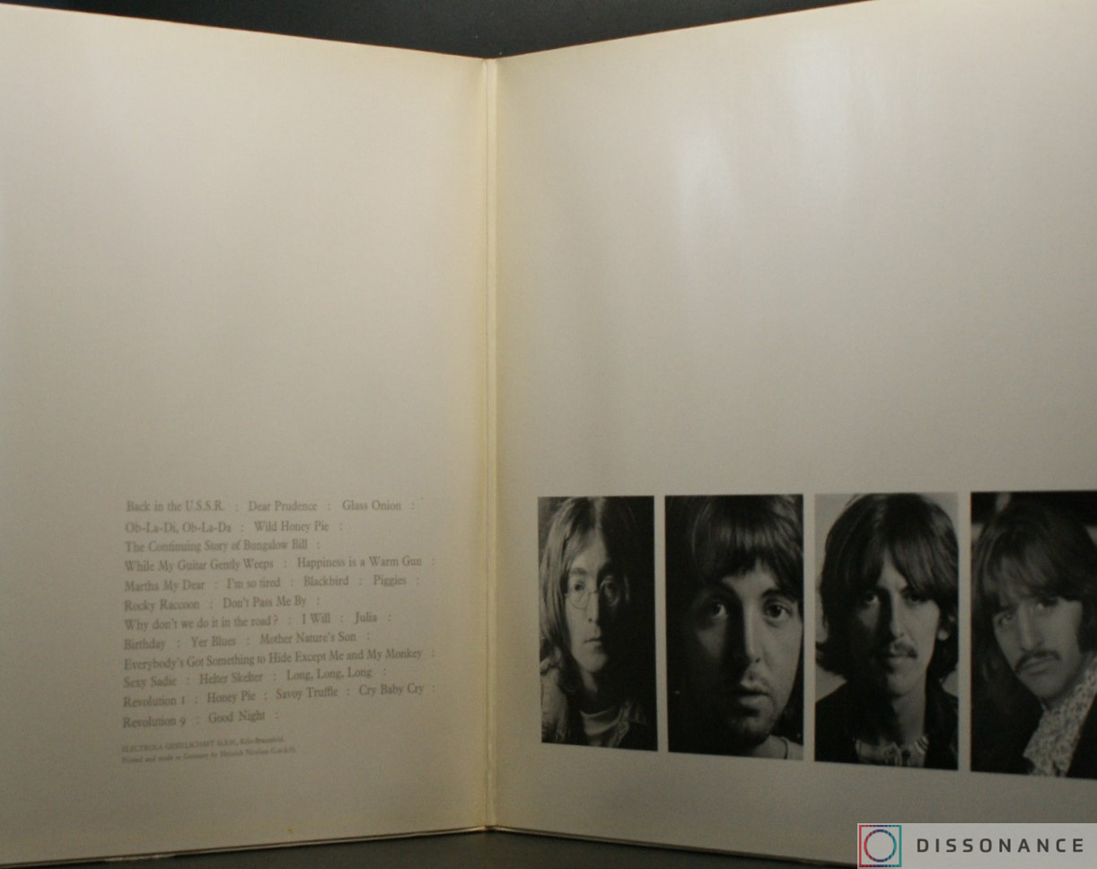 Виниловая пластинка Beatles - White Album (1968) - фото 1