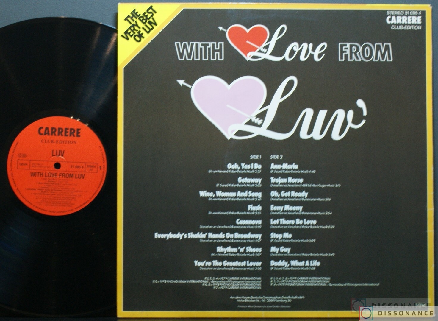 Виниловая пластинка Luv - Very Best Of With Love From Luv (1979) - фото 1