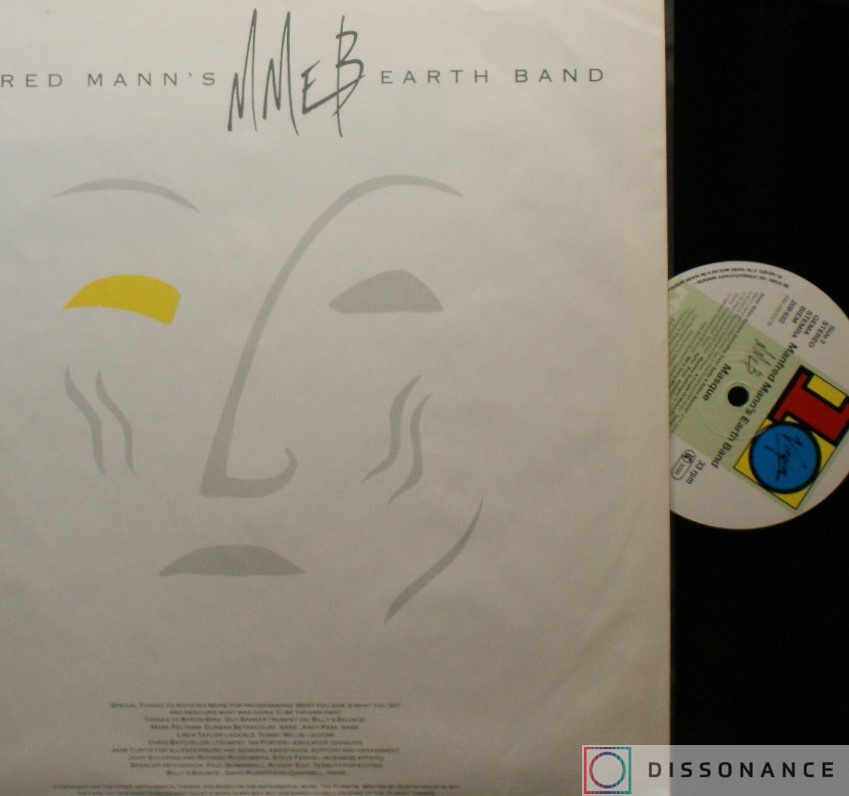 Виниловая пластинка Manfred Mann - Masque (1987) - фото 2
